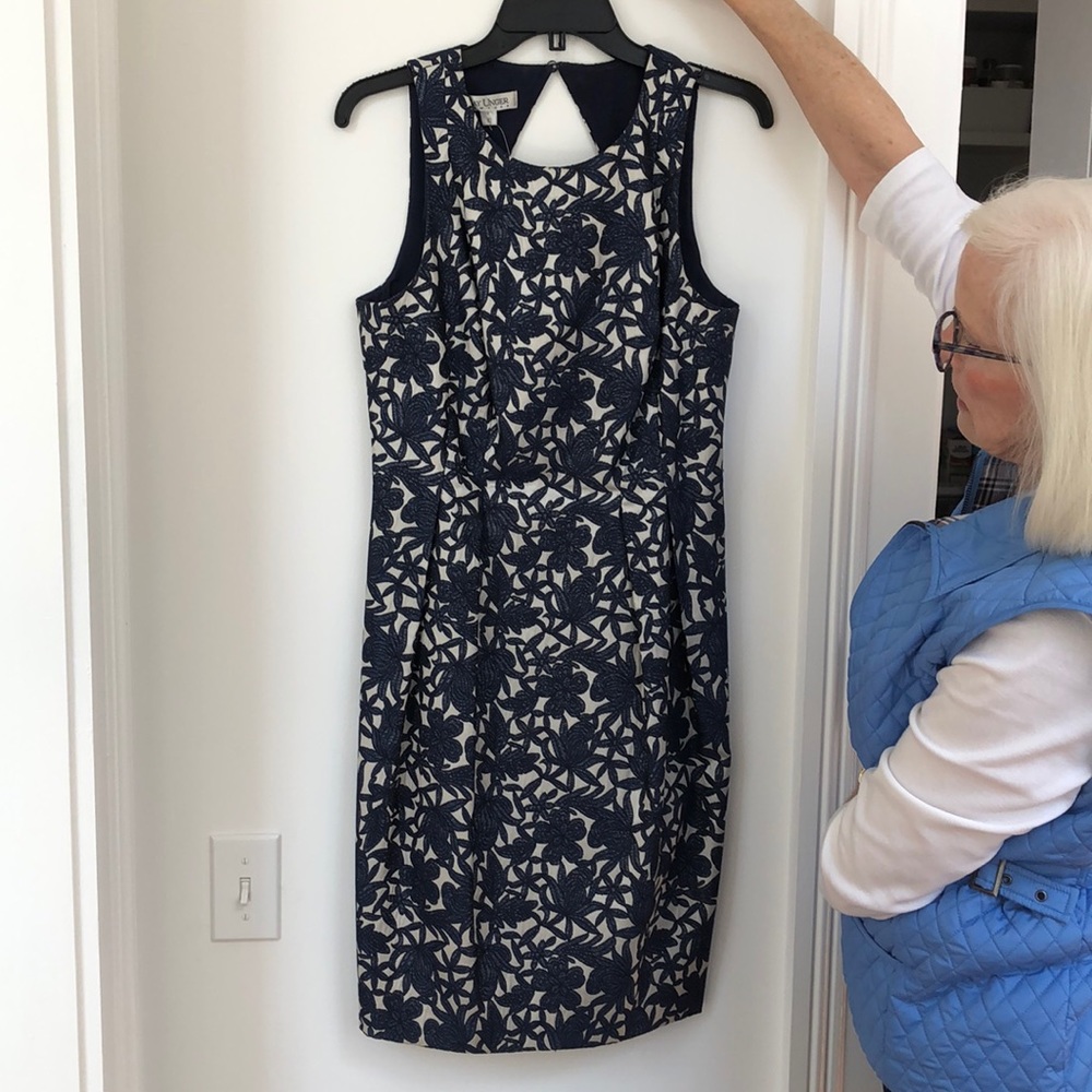 Kay Unger floral cocktail dress